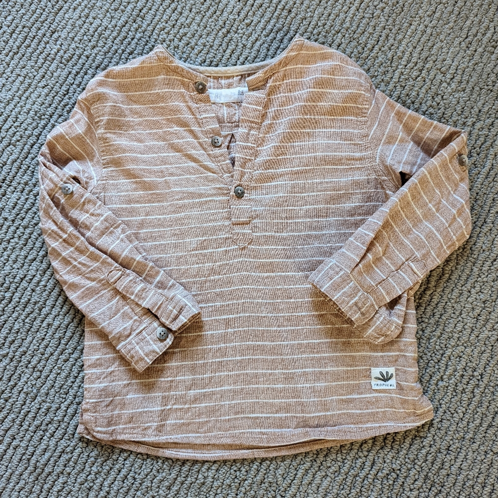 Zara button shirt, size 2-3 years